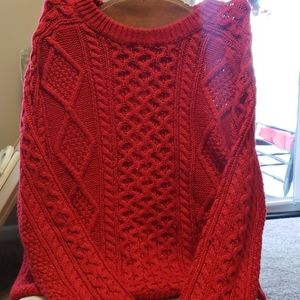 Womens XL Merona Cable Sweater